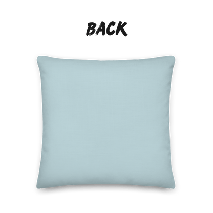 Seigaiha Wave Throw Pillow with Insert — Japanese Ocean Wave Cushion | Japandi Minimalist Home Decor
