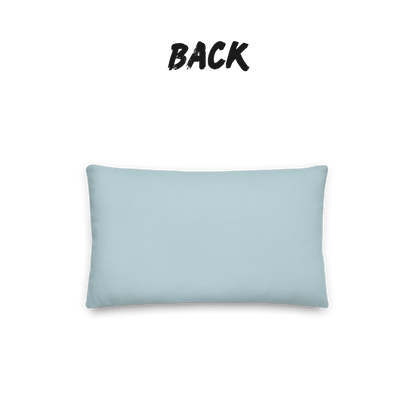 Seigaiha Wave Throw Pillow with Insert — Japanese Ocean Wave Cushion | Japandi Minimalist Home Decor