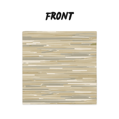 Drift Stone Throw Pillow Cover — Japandi Minimalist Abstract Stripe Cushion
