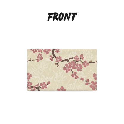 Plum Blossom Pillow Cover | Japanese Floral Throw Pillow Case | Dusty Rose Cream Pillow | Japanese Botanical Bedroom Decor Gift