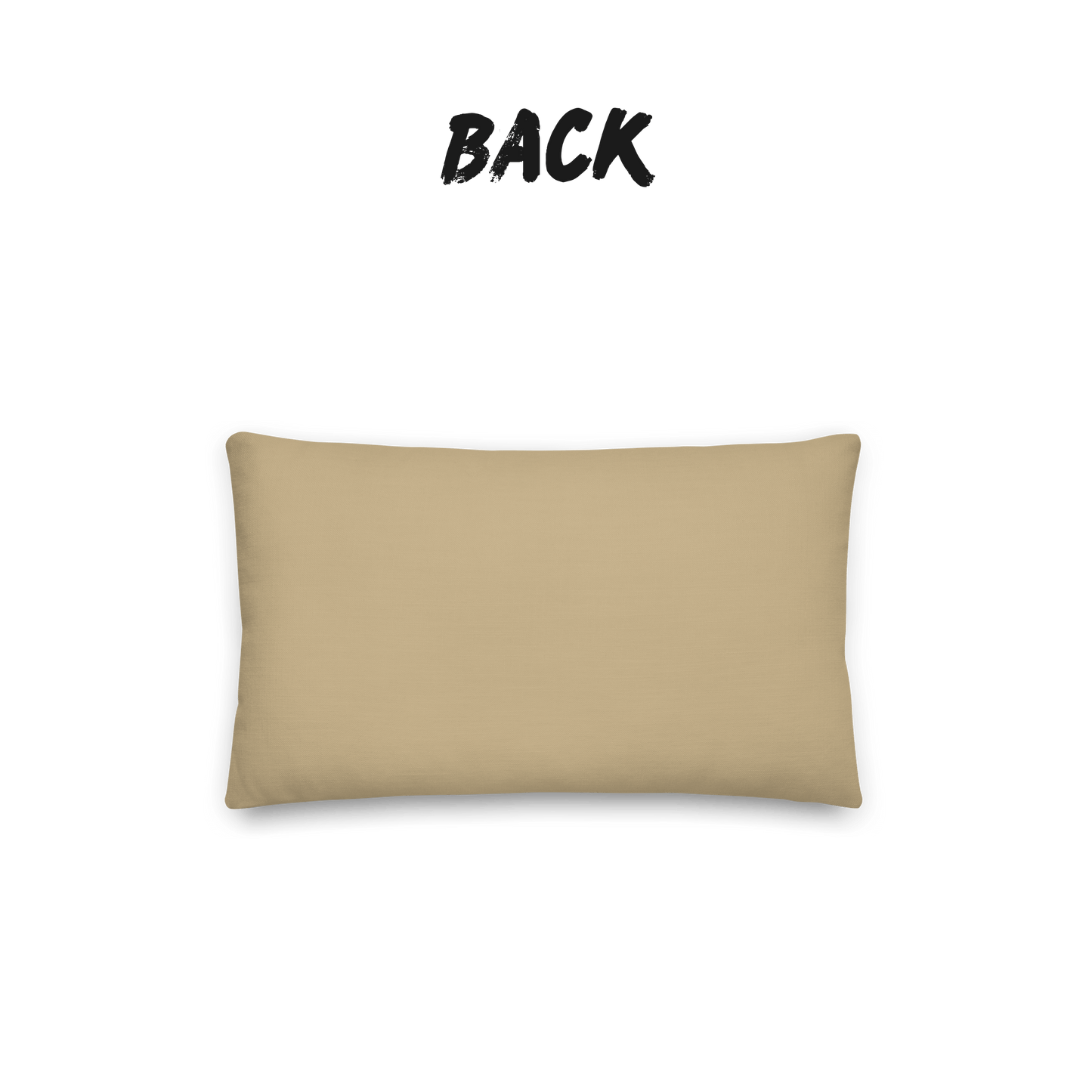 Golden Grove Bamboo Throw Pillow with Insert — Japandi Minimalist Geometric Cushion | Take Inspired
