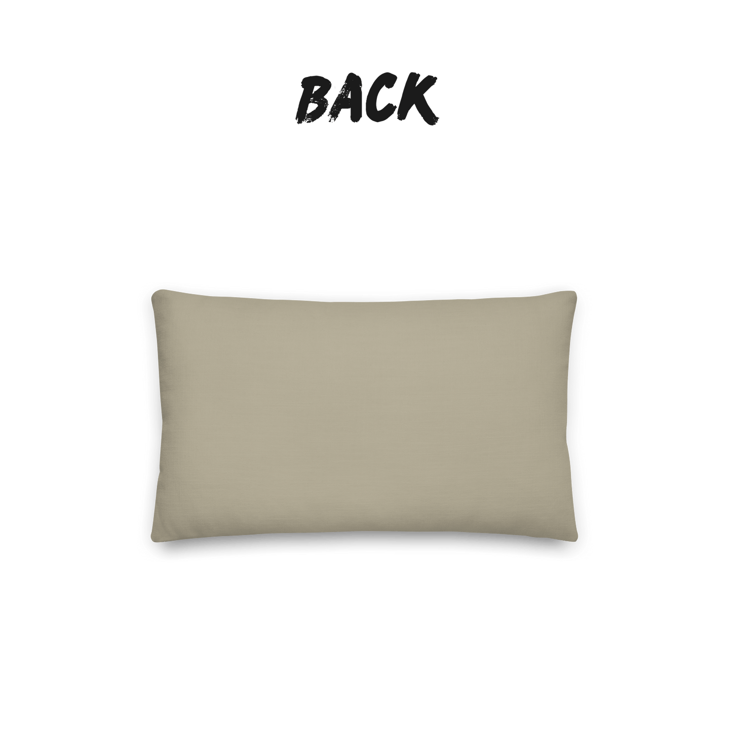Drift Stone Throw Pillow with Insert — Japandi Minimalist Abstract Stripe Cushion