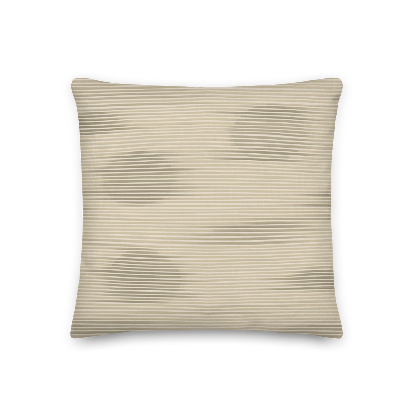 Shoji Shadow Throw Pillow with Insert — Japandi Minimalist Washi Stripe Cushion