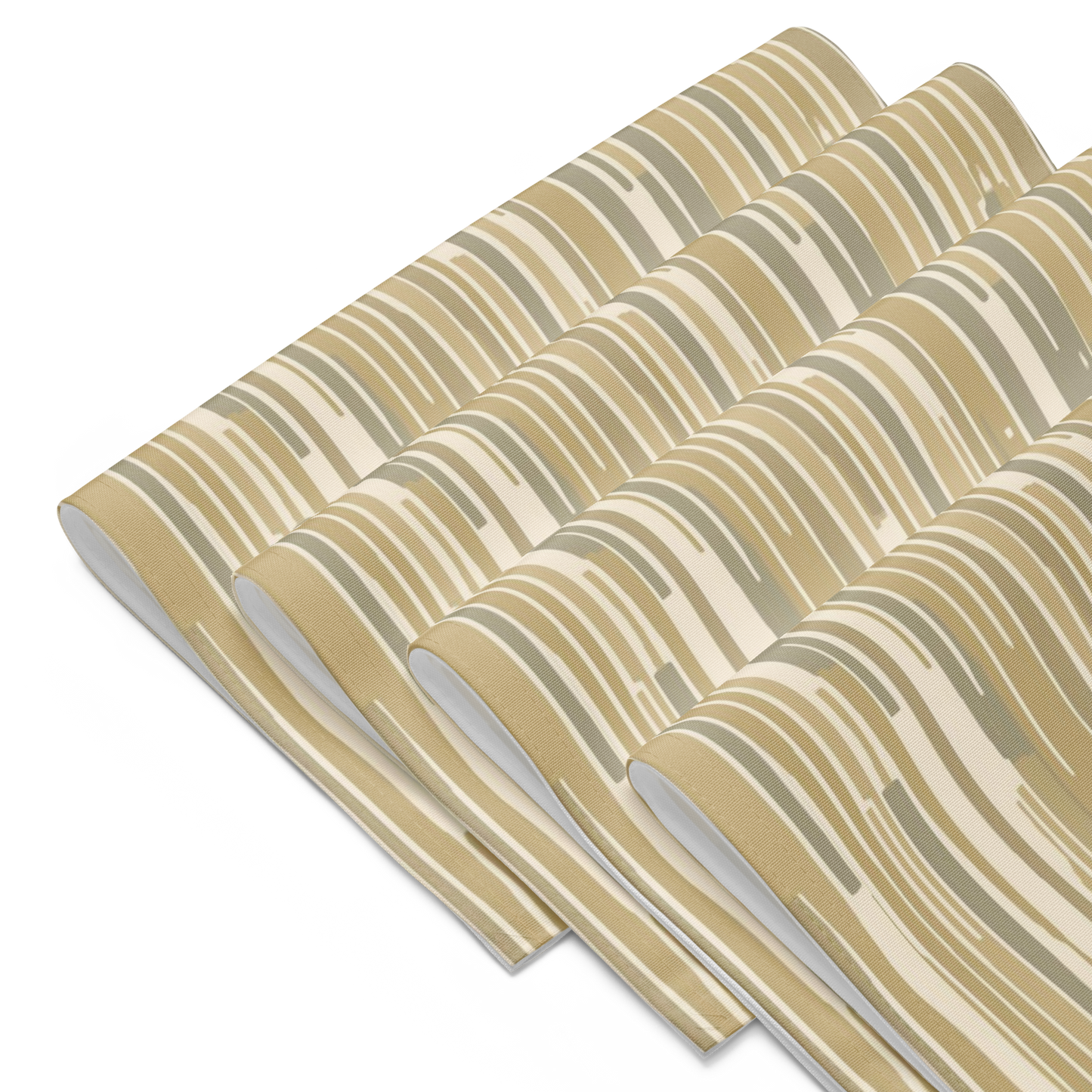 Drift Stone Placemats Set of 4 — Japandi Minimalist Abstract Stripe Table Linen