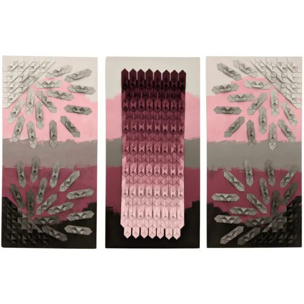 Paper origami artwork by modern woman artist AiMEiRi