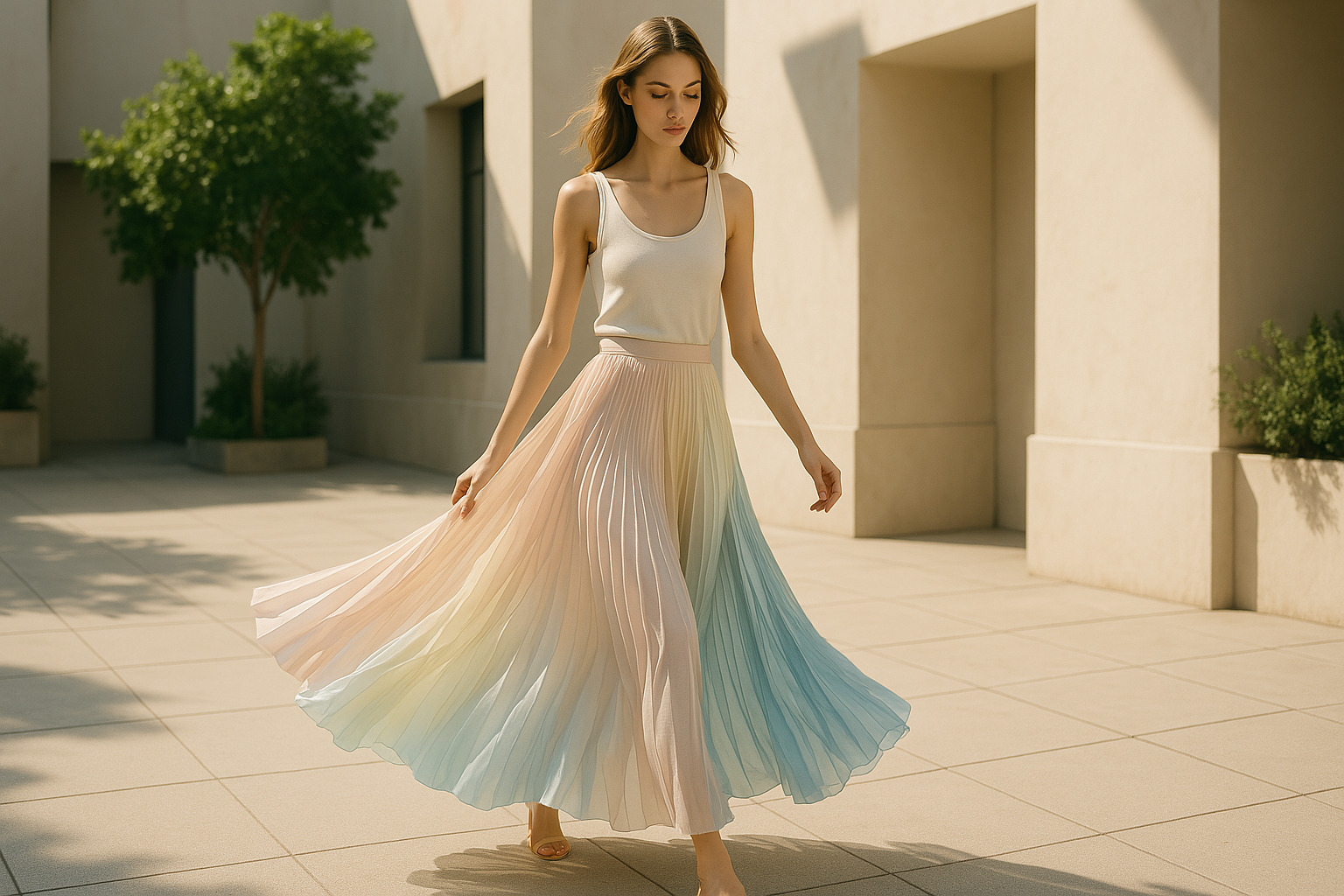 Weightless Style: Summer Fashion Inspired by Paper and Air