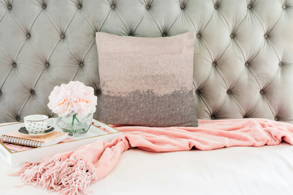 Artistic minimalist beige and charcoal gray square throw pillow